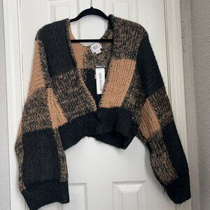 NWT BDG/Urban Outfitters Oversized Checked Cardigan - M